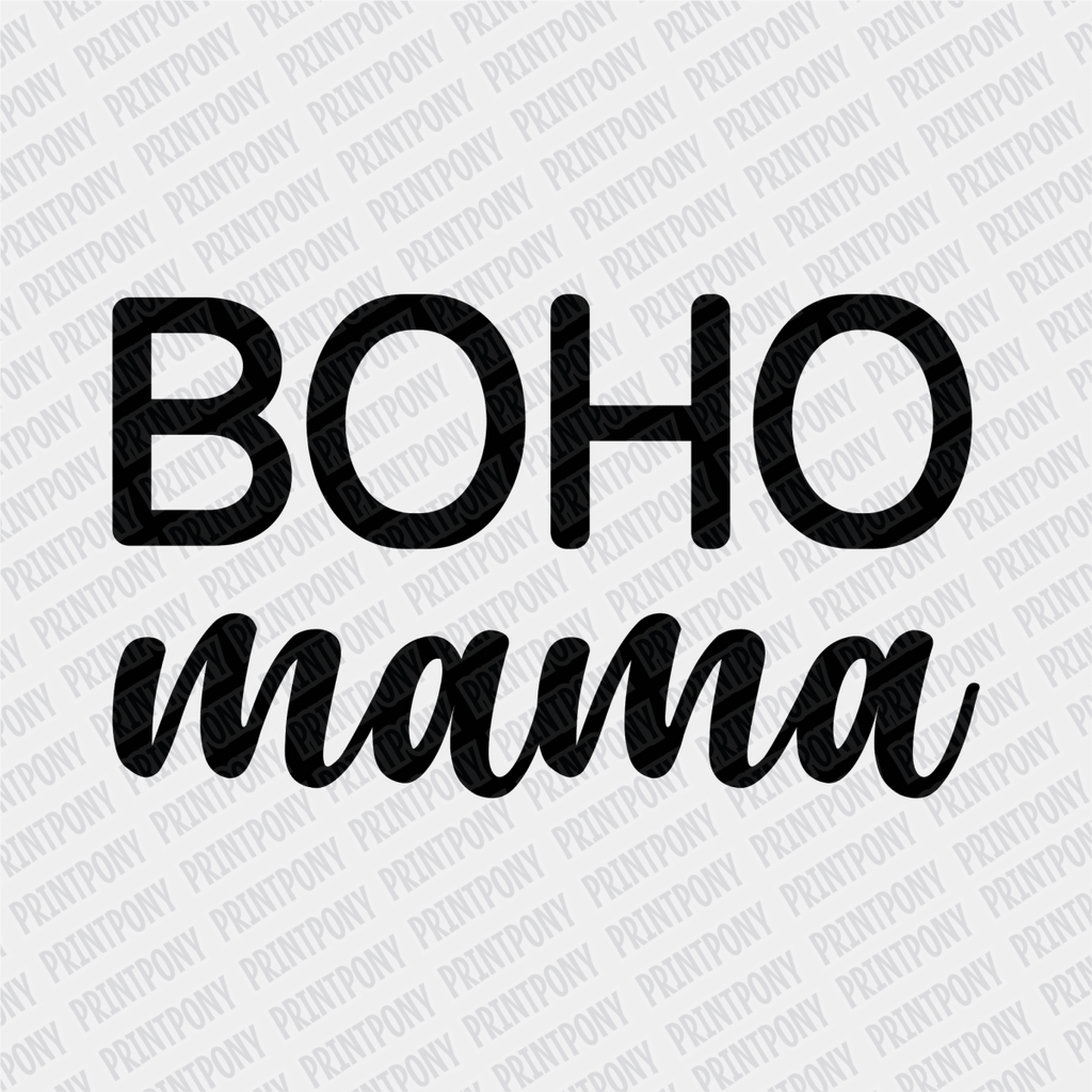 Boho Mama DTF transfer - PrintPony