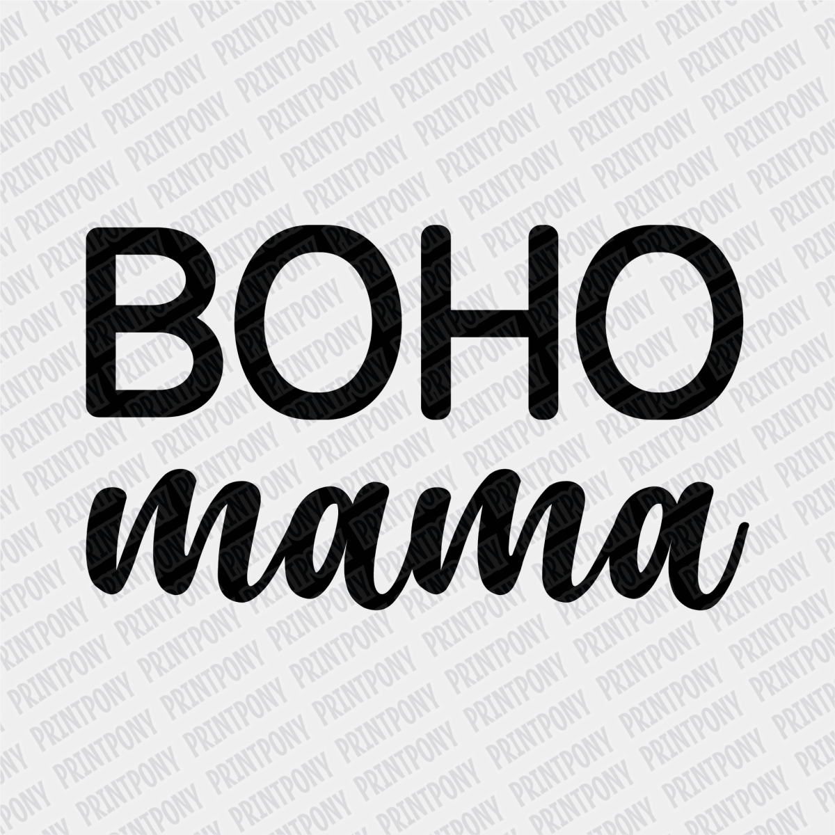 Boho Mama DTF transfer - PrintPony