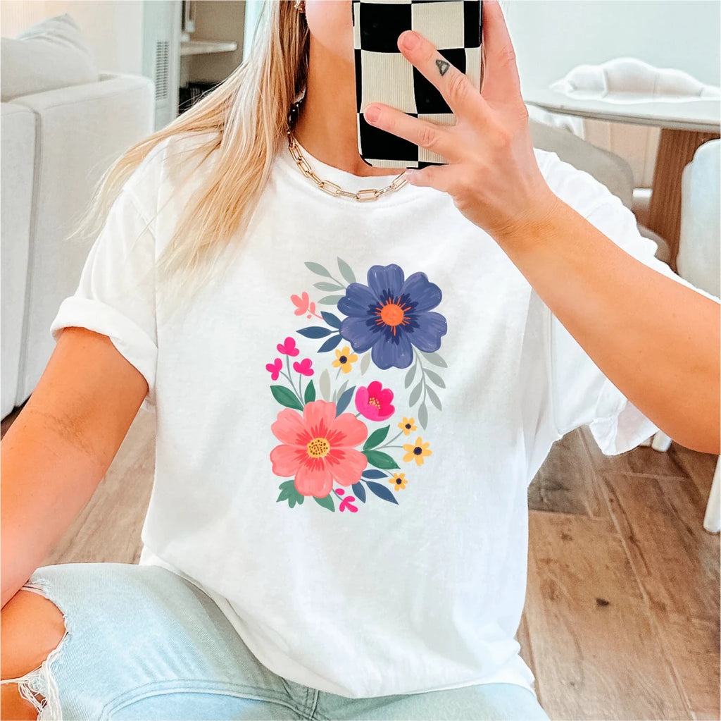 Boho Wildflowers Spring DTF Transfer - PrintPony