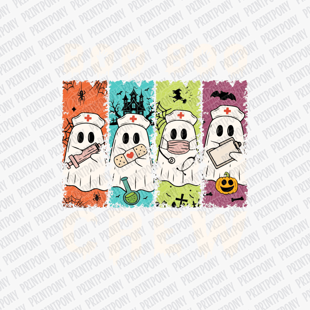 Boo Crew Nurse DTF Transfer - PrintPony