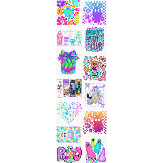 Boo - ish Brights Halloween Premade Gang Sheet (22.5" x 72") - PrintPony™