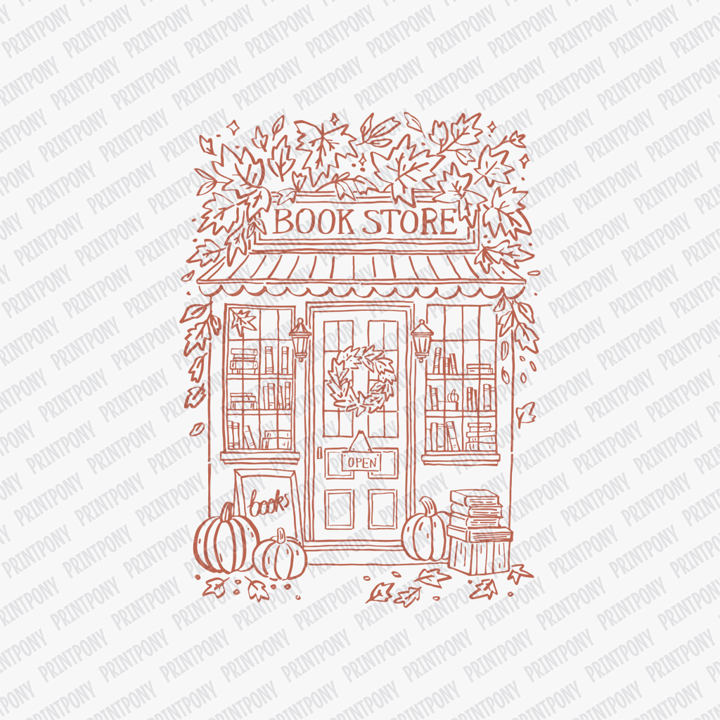 Book Store - DTF Transfer - PrintPony™