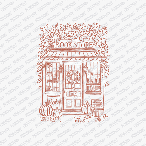 Book Store - DTF Transfer - PrintPony