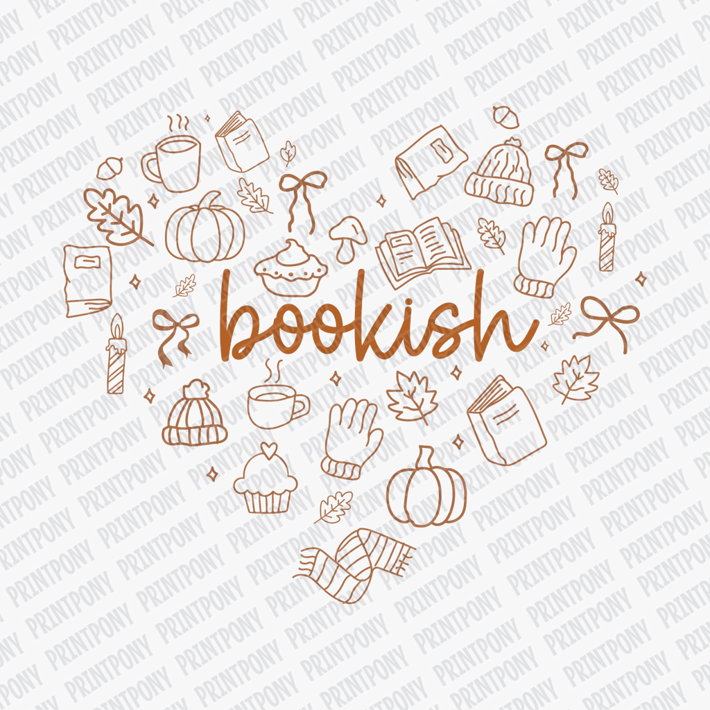 Bookish Heart DTF Transfer - PrintPony™