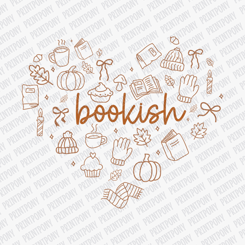 Bookish Heart DTF Transfer - PrintPony