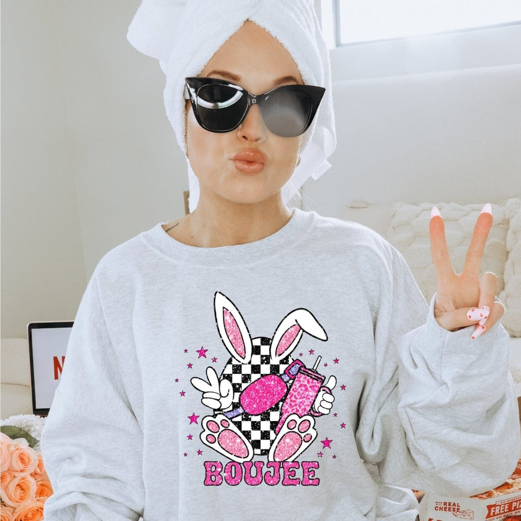 Boujee Easter Bunny - Easter DTF Transfer - PrintPony