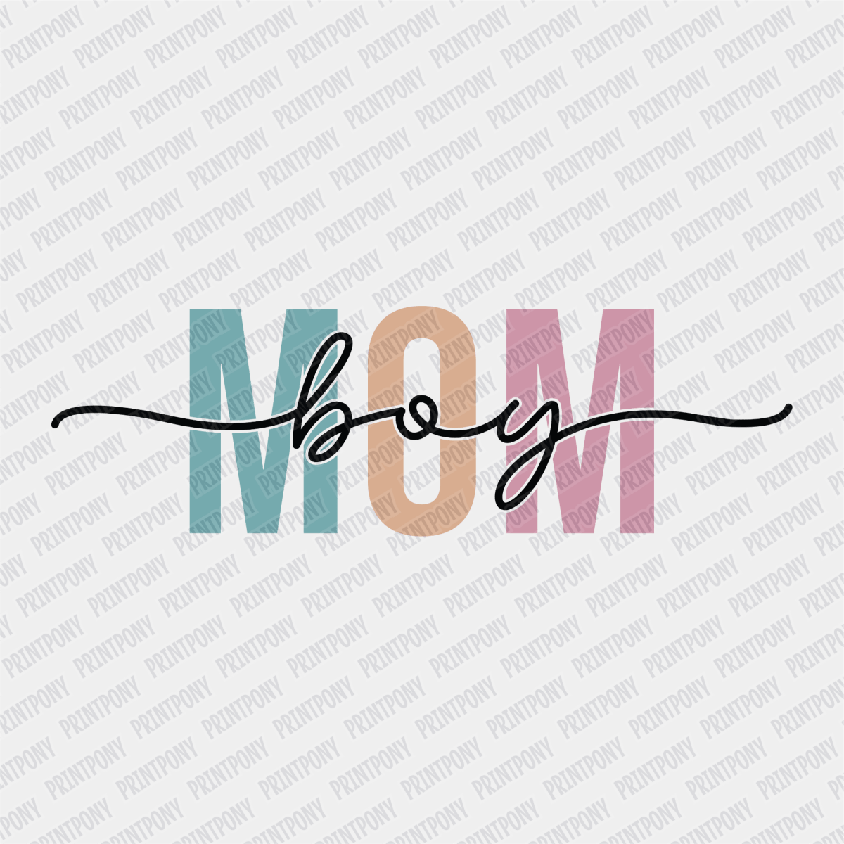 Boy Mom DTF Transfer - PrintPony®