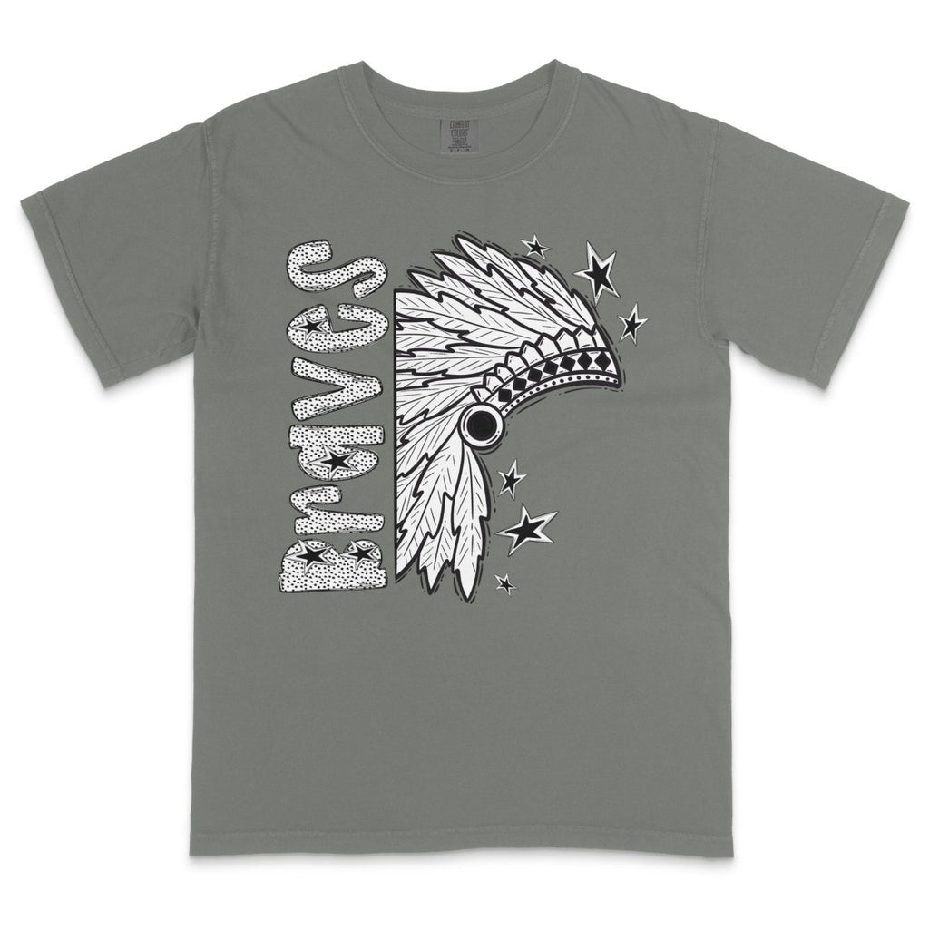 Braves Dotted Mascot DTF Transfer - PrintPony