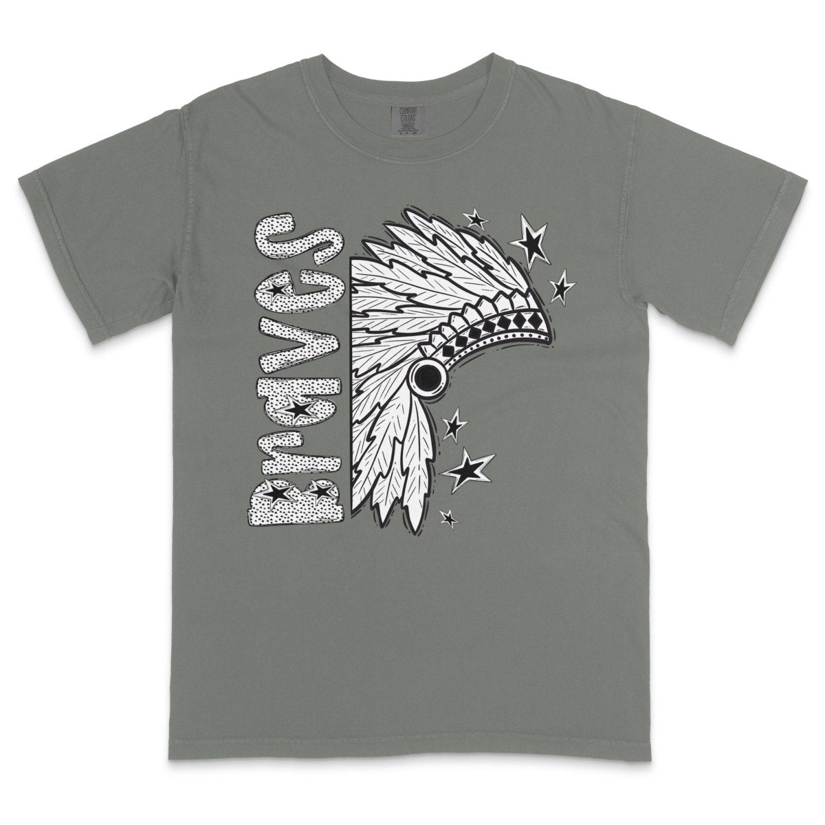 Braves Dotted Mascot DTF Transfer - PrintPony