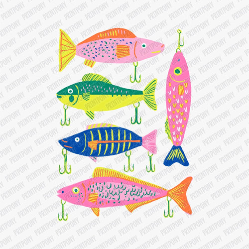 Bright Fish Jigs DTF transfer - PrintPony