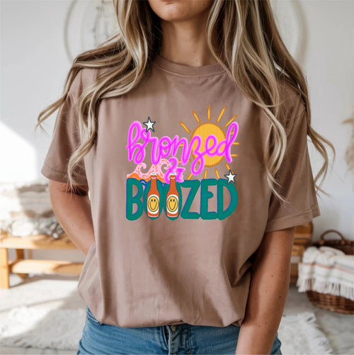 Bronzed and Boozed DTF transfer - PrintPony