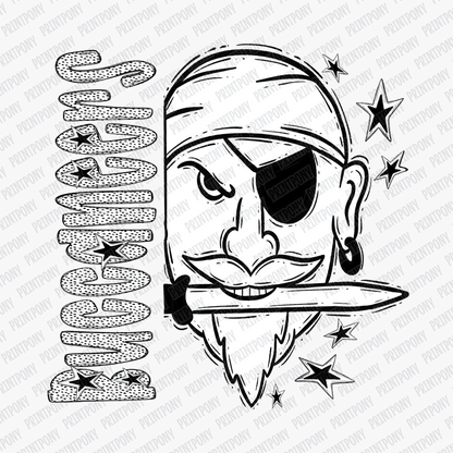 Buccaneers Dotted Mascot DTF Transfer - PrintPony™