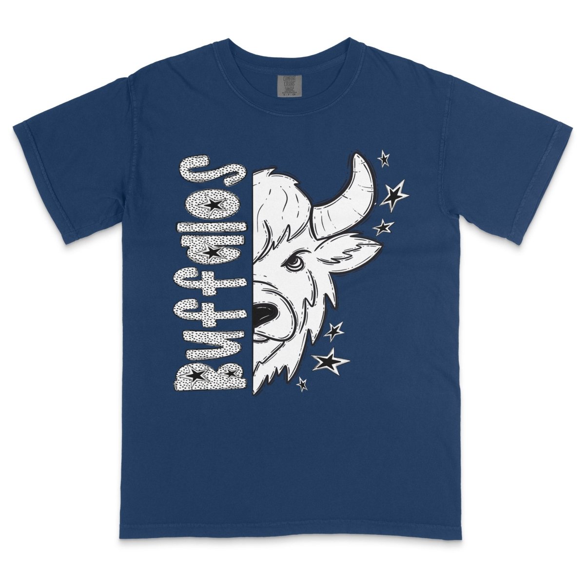 Buffalos Dotted Mascot DTF Transfer - PrintPony™
