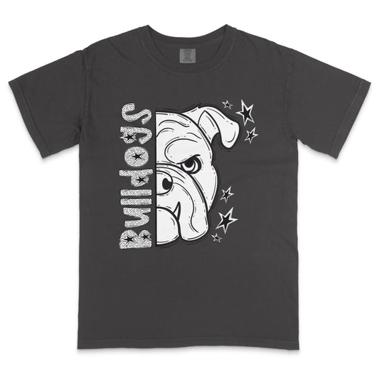 Bulldogs Dotted Mascot DTF Transfer - PrintPony™