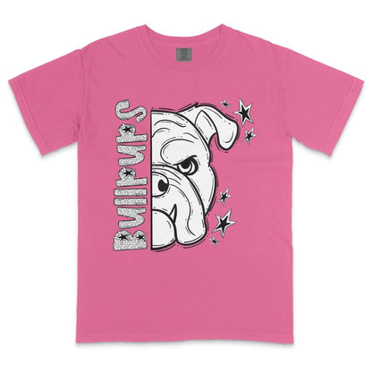 Bullpups Dotted Mascot DTF Transfer - PrintPony™