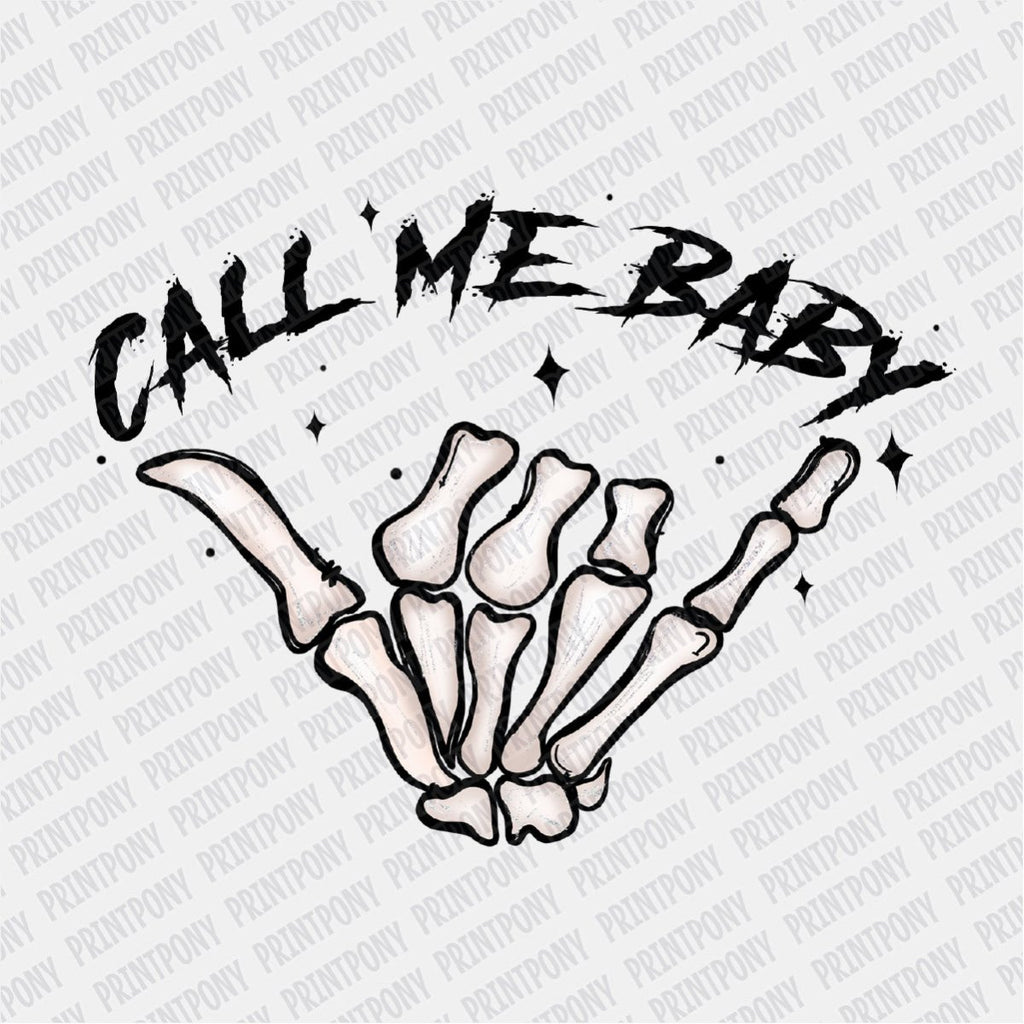 Call Me Baby DTF Transfer - PrintPony