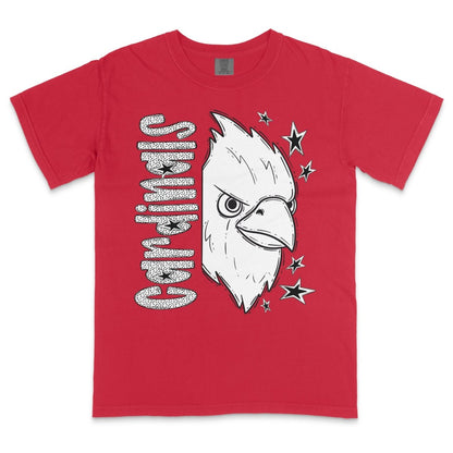 Cardinals Dotted Mascot DTF Transfer - PrintPony™