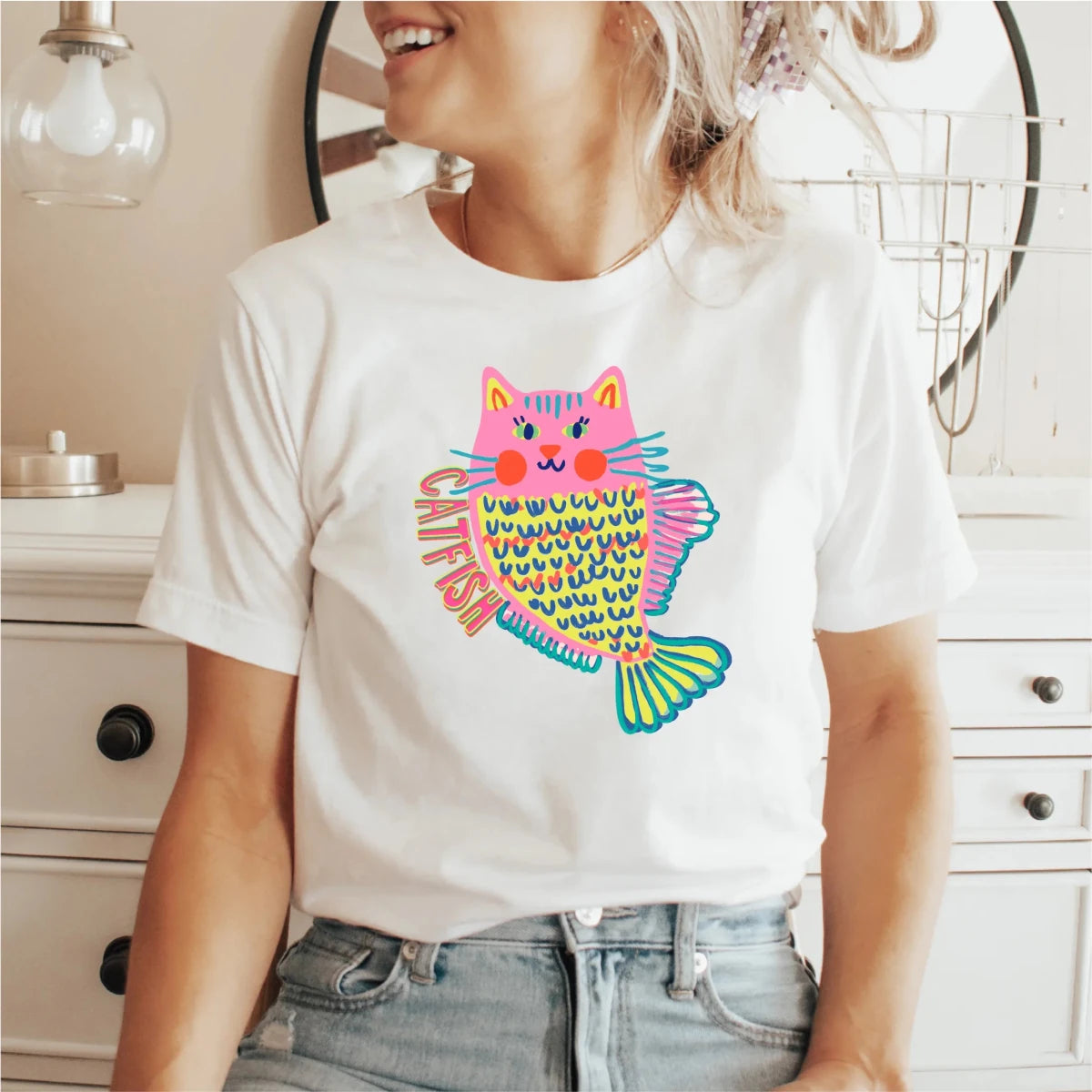 Catfish Preppy DTF Transfer - PrintPony