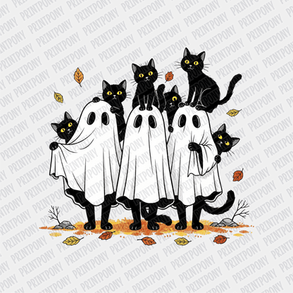 Cats and Ghosts DTF Transfer - PrintPony™