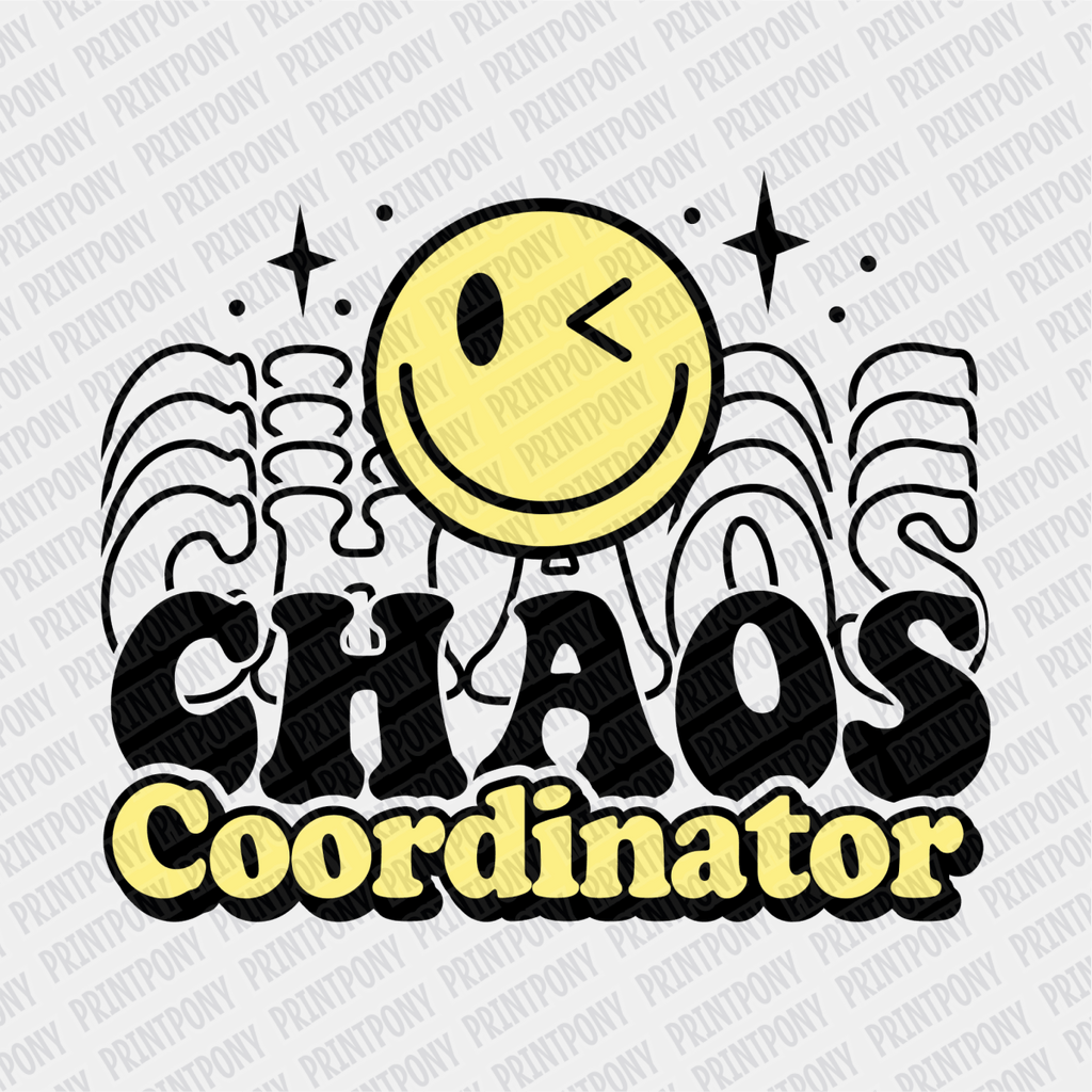 Chaos Coordinator - DTF Transfer - PrintPony