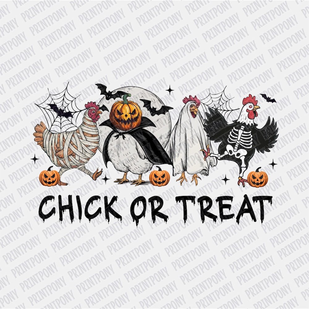 Chick or Treat DTF transfer - PrintPony