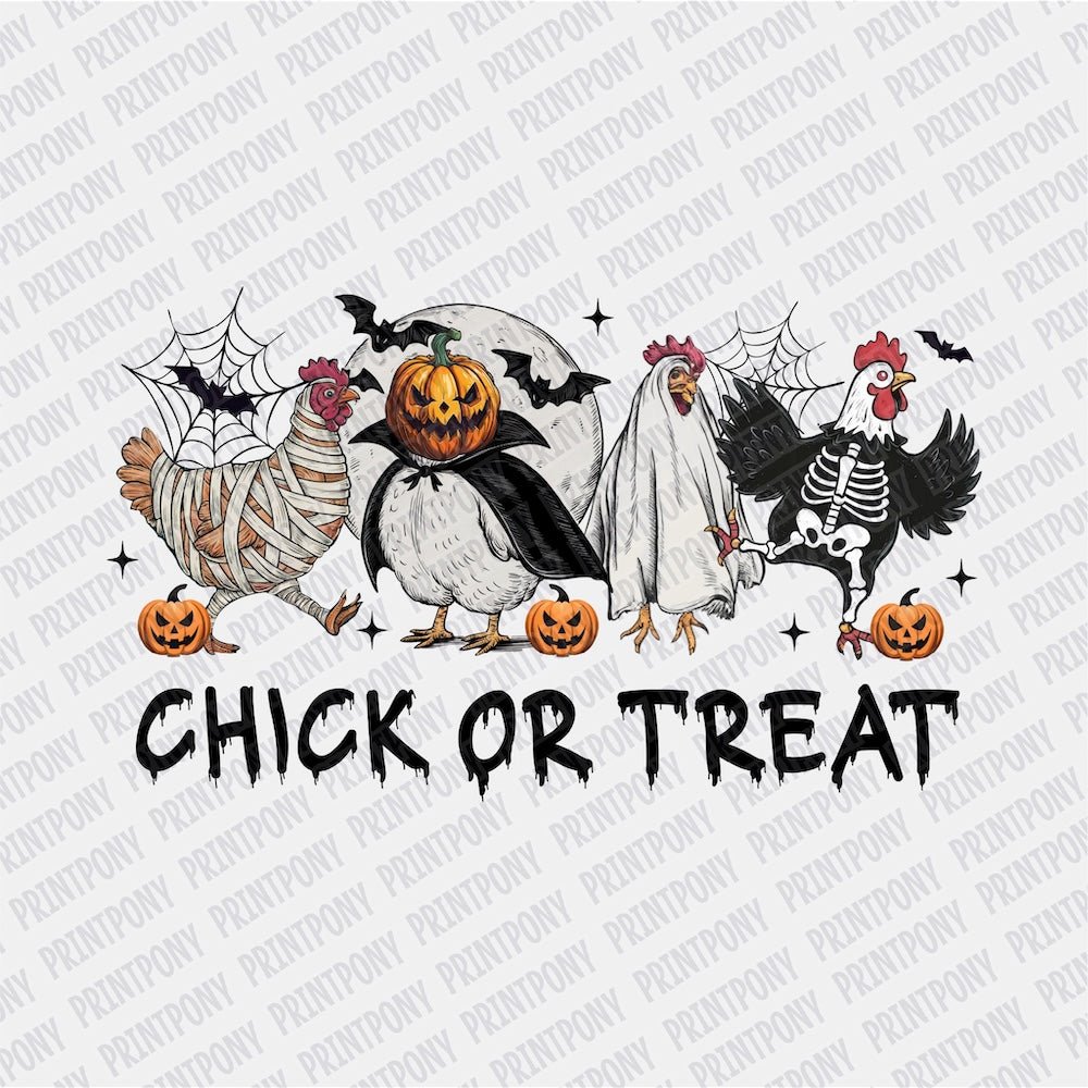 Chick or Treat DTF transfer - Print Pony™