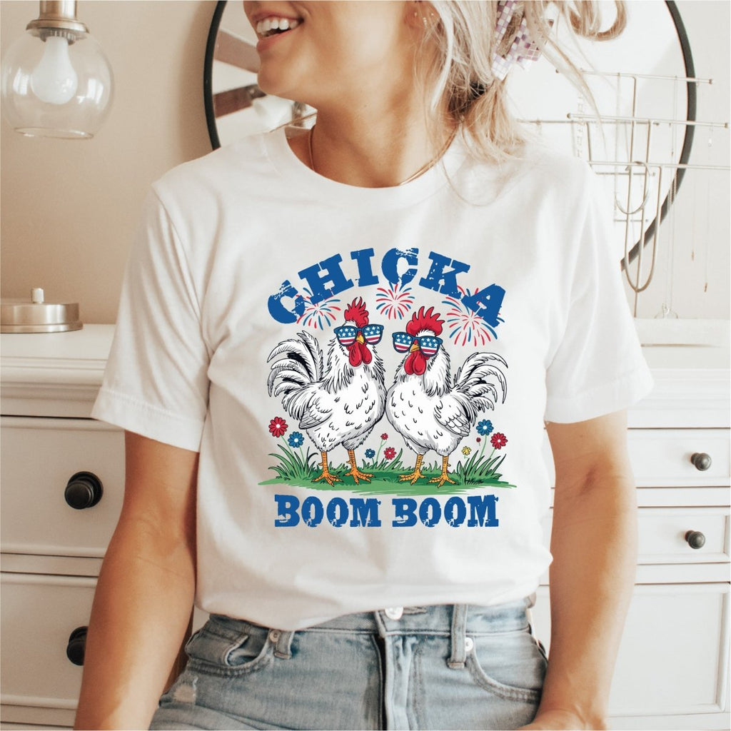 Chicka Boom Boom Patriotic DTF transfer - PrintPony