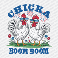 Chicka Boom Boom Patriotic DTF transfer - PrintPony