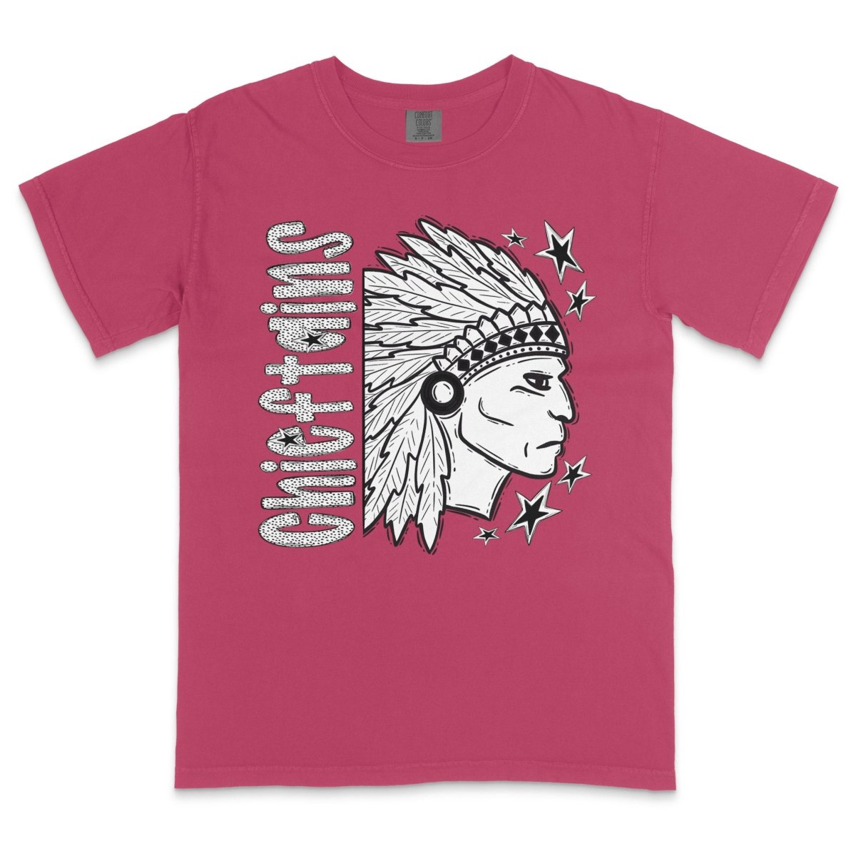 Chieftains Mascot Dotted Design DTF Transfer - PrintPony™