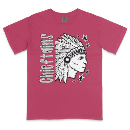 Chieftains Mascot Dotted Design DTF Transfer - PrintPony™