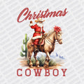 Christmas Cowboy - DTF Transfer - Print Pony‚Äö√ë¬¢