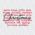 Christmas Text DTF Transfer - Print Pony‚Äö√ë¬¢