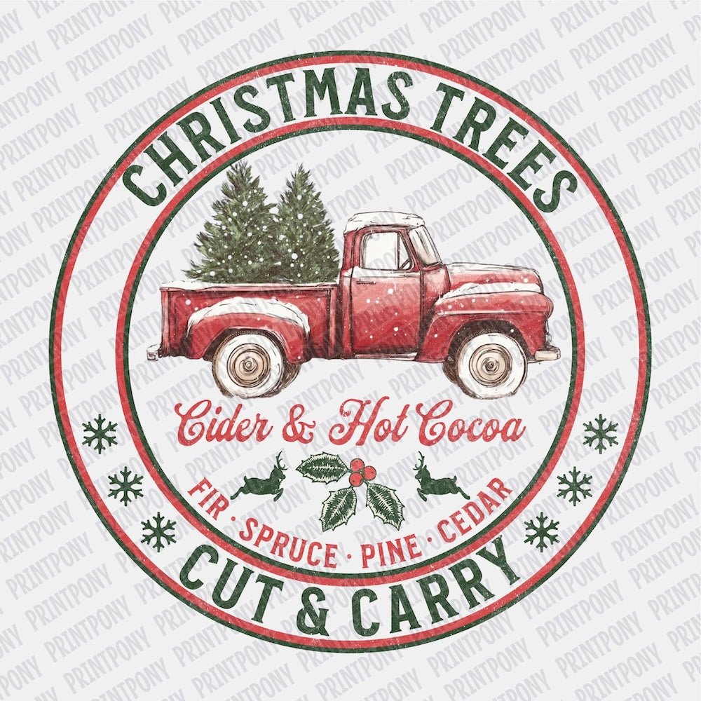 Christmas Tree Farm DTF Transfer - Print Pony‚Äö√ë¬¢