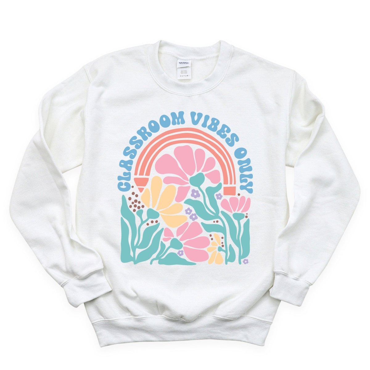 Classroom Vibes Only Floral DTF Transfer - PrintPony