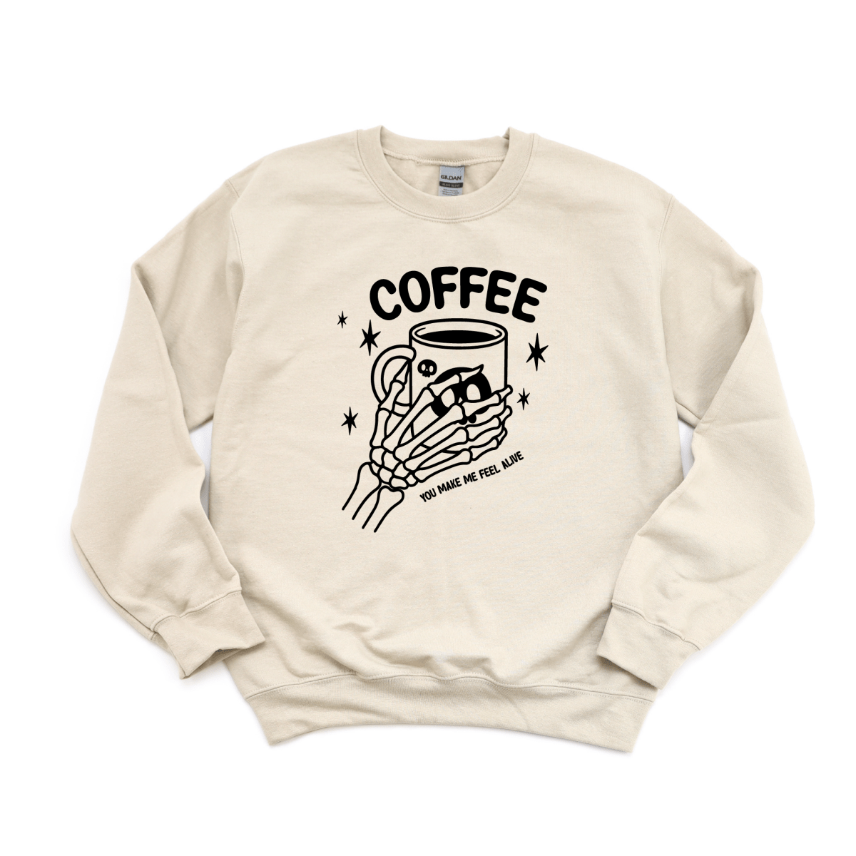 Coffee, You Make Me Feel Alive DTF transfer - PrintPony