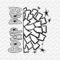 Comp Day Cheer Dotted DTF transfer - PrintPony