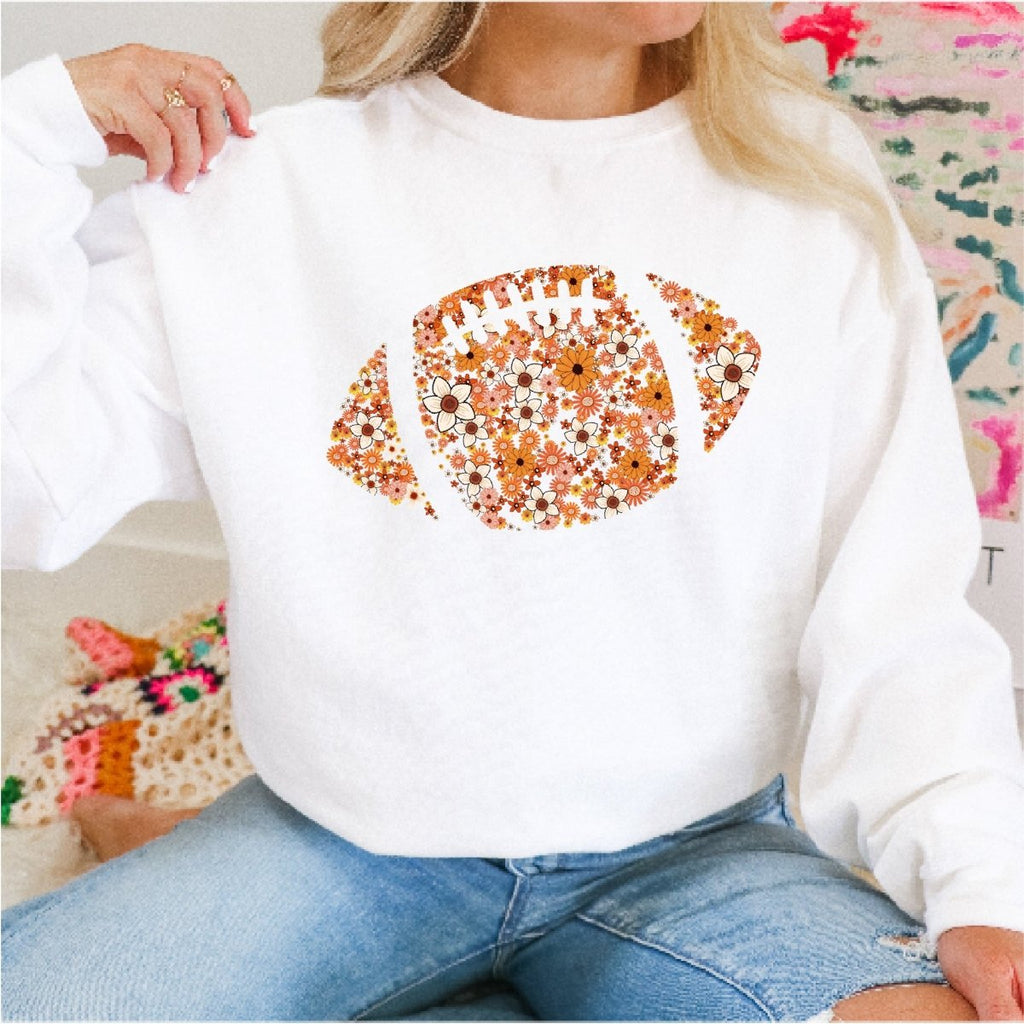 Coquette Autumn Floral Football DTF Transfer - PrintPony™