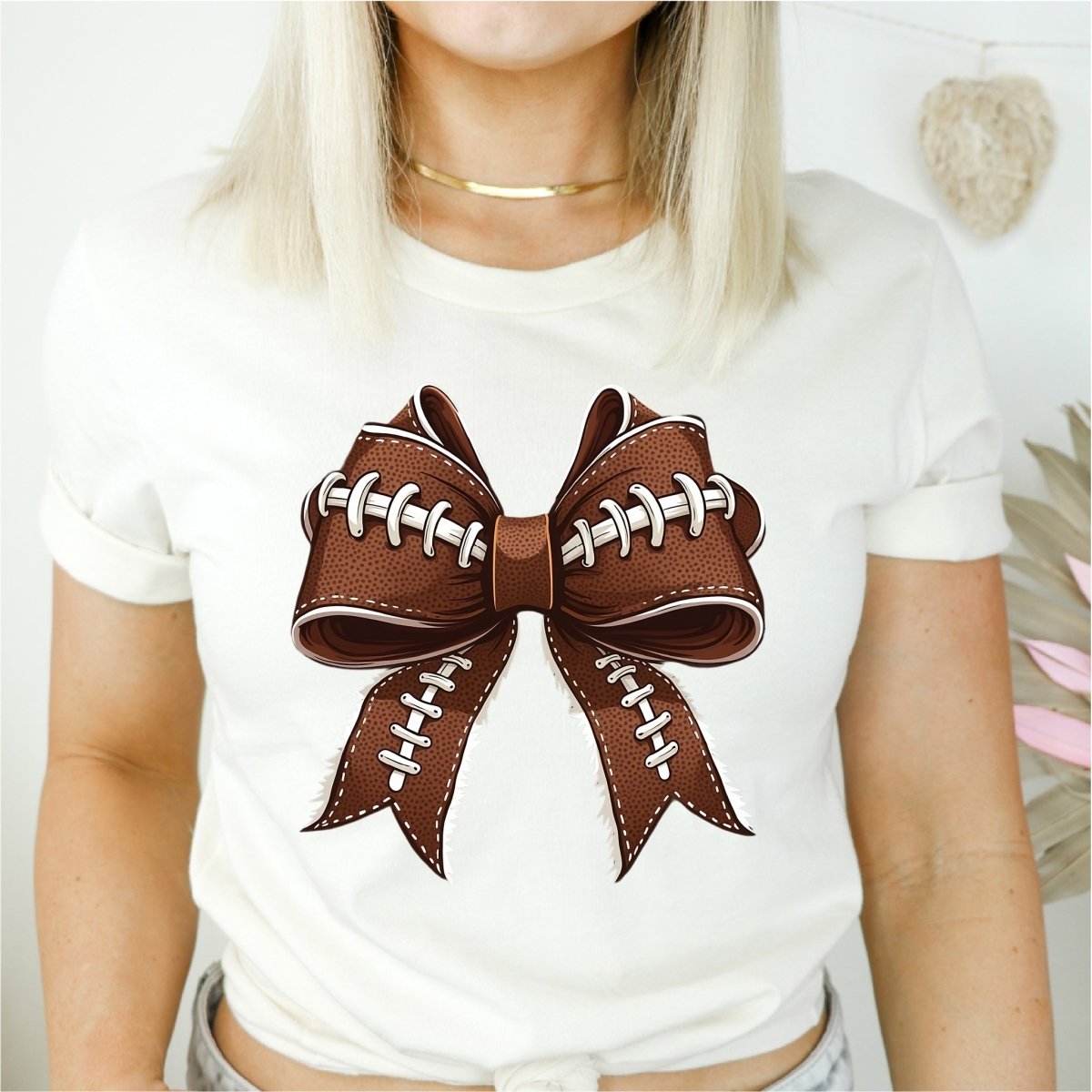 Coquette Football Ribbon DTF Transfer - PrintPony™