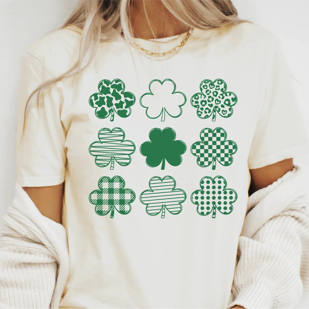 Coquette Green Shamrocks DTF Transfer - PrintPony