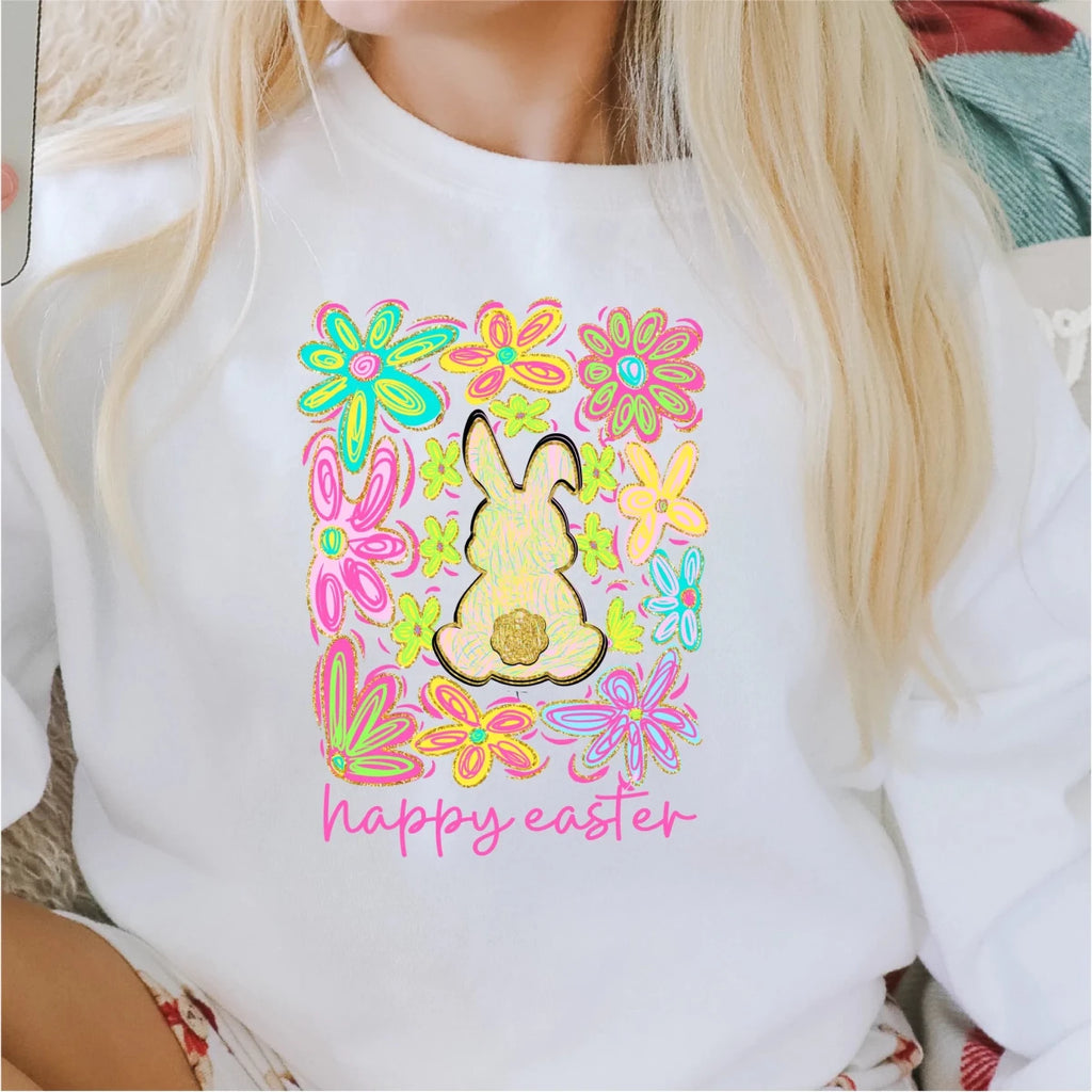 Coquette Happy Easter DTF Transfer - PrintPony