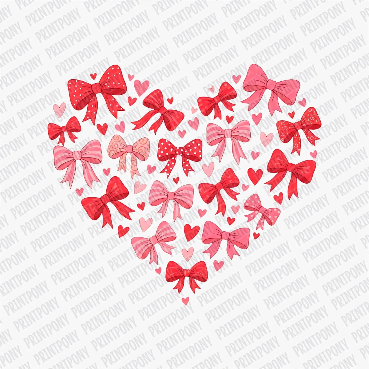 Coquette Heart | Valentine's Day DTF Transfer - PrintPony