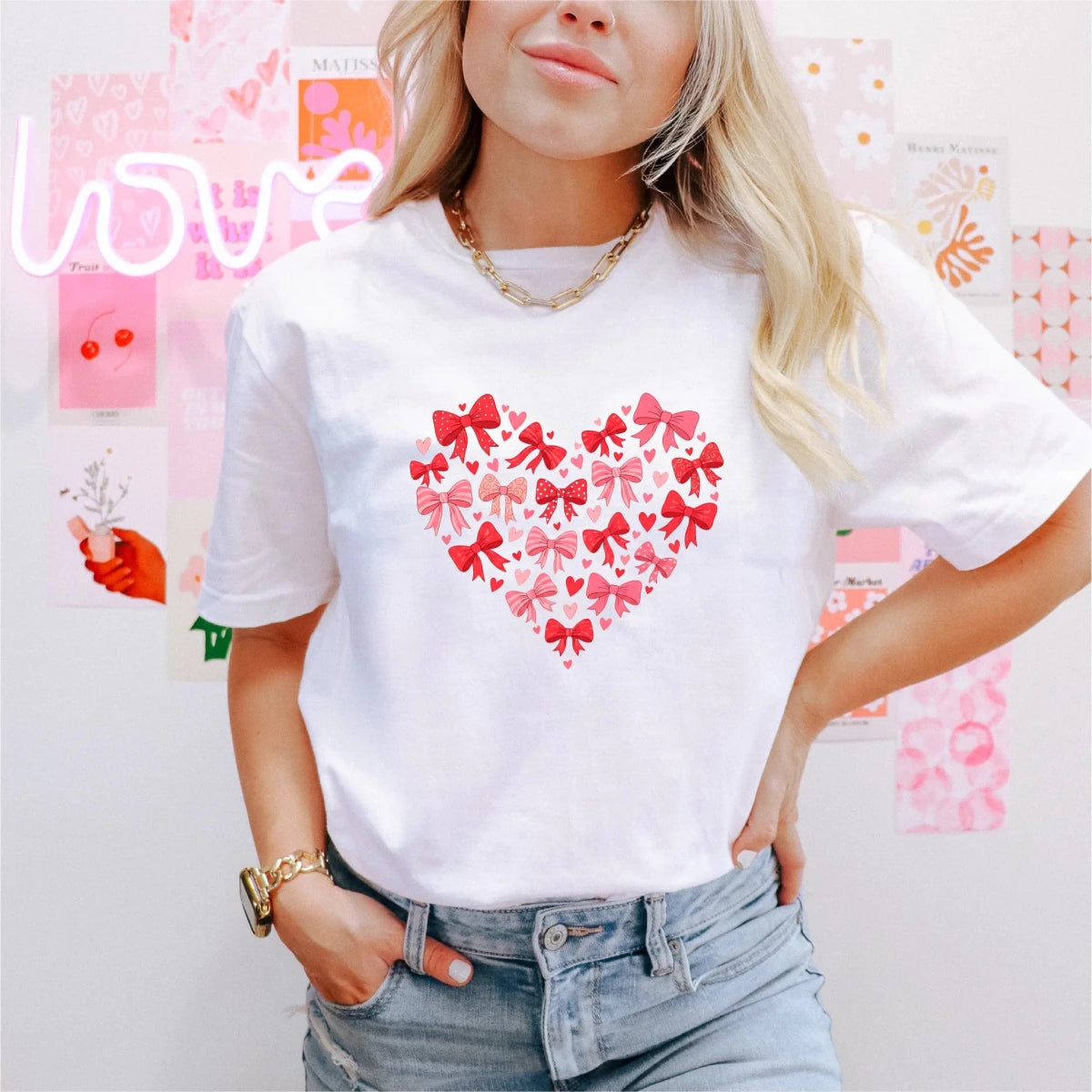 Coquette Heart | Valentine's Day DTF Transfer - PrintPony