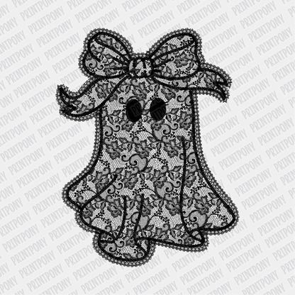 Coquette Lacey Ghost DTF Transfer - PrintPony™