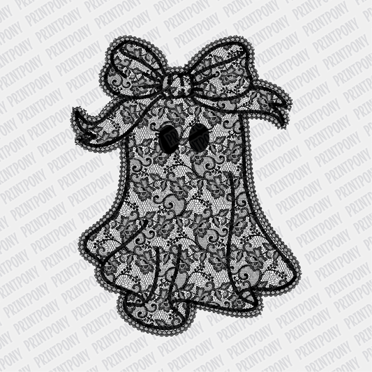 Coquette Lacey Ghost DTF Transfer - PrintPony™