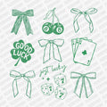 Coquette Lucky St. Patrick's Day DTF Transfer - PrintPony