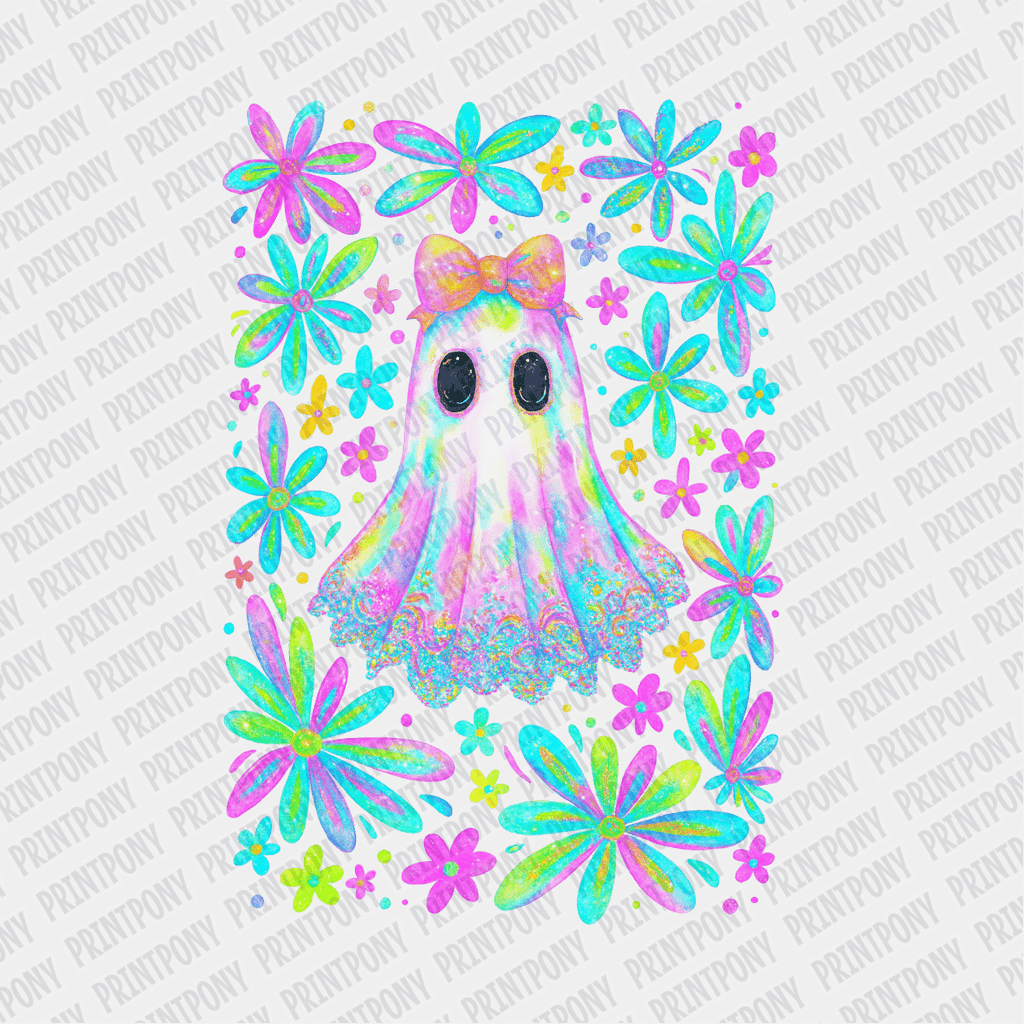 Coquette Neon Ghost DTF Transfer - PrintPony