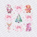 Coquette Pink Christmas DTF transfer - Print Pony‚Äö√ë¬¢