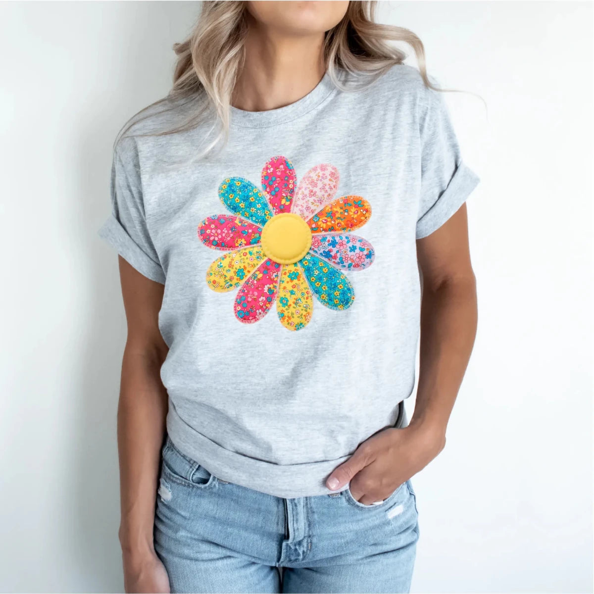 Coquette Quilted Spring Flower DTF Transfer - PrintPony