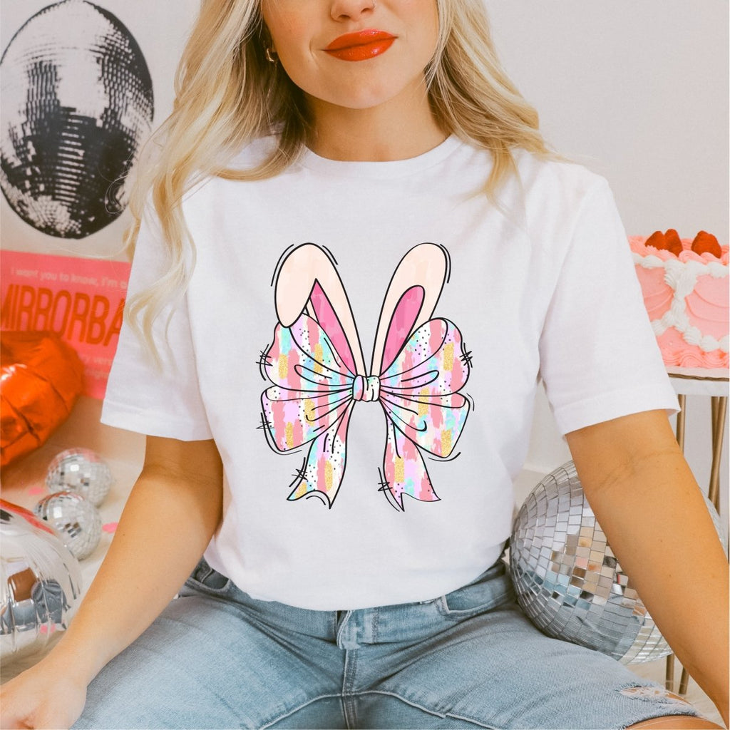 Coquette Ribbon and Bunny Ears DTF transfer - PrintPony