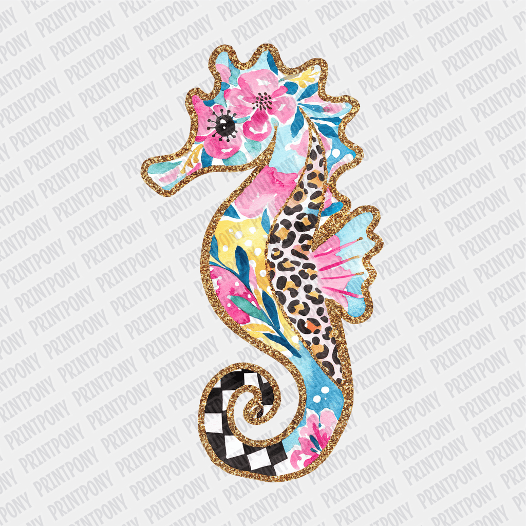 Coquette Sea Horse - DTF transfer - PrintPony